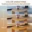Table basse Claremont en bois d'hévéa massif pour le salon, table basse ronde en bois avec pieds solides pour la chambre-476390706