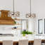 Lustre cylindrique de style bougie avec détails en corde