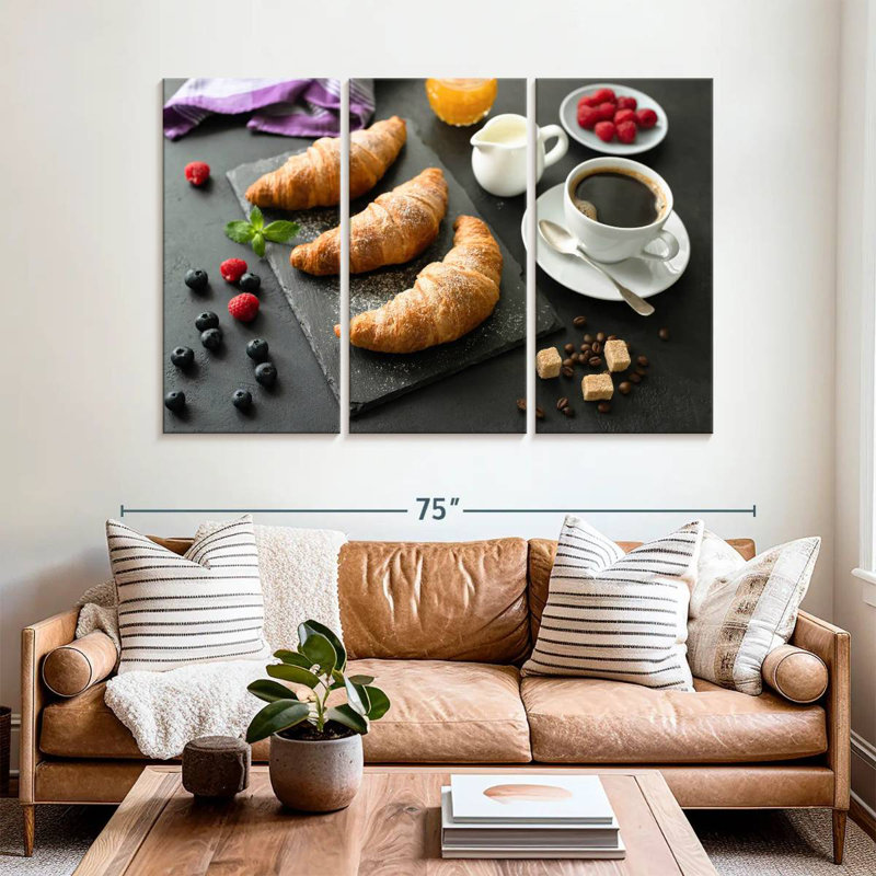 Croissants déjeuner Yarlin, H 24 po x l 38 po