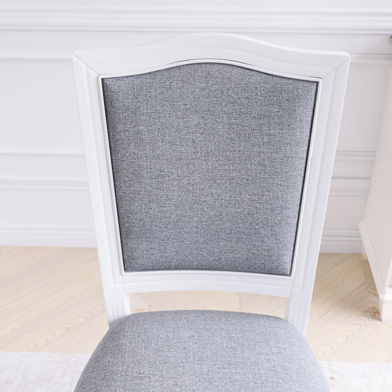 Farmhouse 7-Piece Extendable Dining Table Set, Gray/White