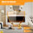 60" Electric Fireplace With Mantel, 12 Flame Effects Tv Stand-386140262