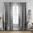 Broadus 100% Cotton Buffalo Check Semi-Sheer Rod Pocket Single Curtain Panel-1126350516-1126350513