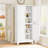 Winston Porter 74.8''Tall Metal Kitchen Garage Tool Buckhurst With 4 Doors and Adjustable Shelves-1443309026