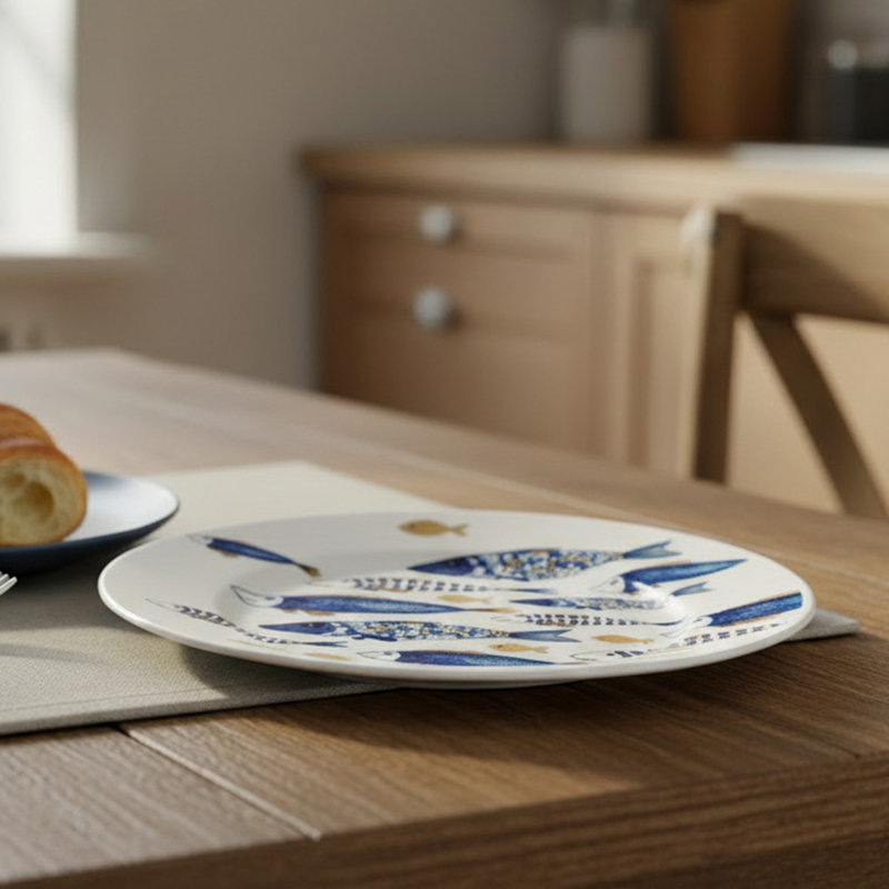 Ensemble de 2 assiettes en céramique Marlee