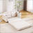 3-In-1 Convertible Futon Sofa Bed With Tufted Design, Foldable Sleeper Couch, Side Pockets, And Cup Holder For Versatile Use-83827188