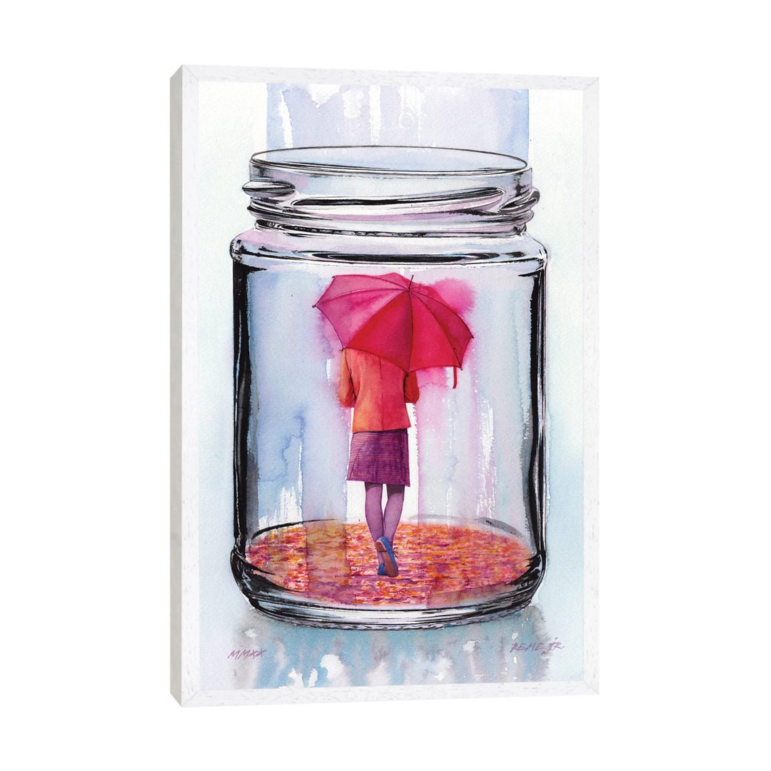 Girls In Jar XV von REME Jr - Gallery-Wrapped Canvas Giclée on Canvas