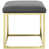 Polyester Blend/Velvet Gold/Gray