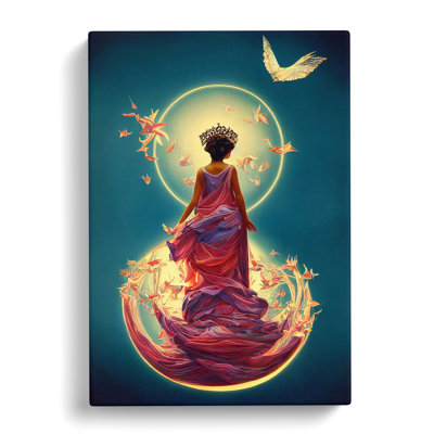 Angelic Woman - Wrapped Canvas