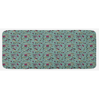 Tapis de cuisine multicolore multicolore