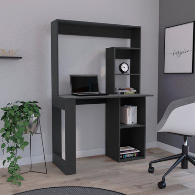 Bureau d'écriture avec tablettes et huche