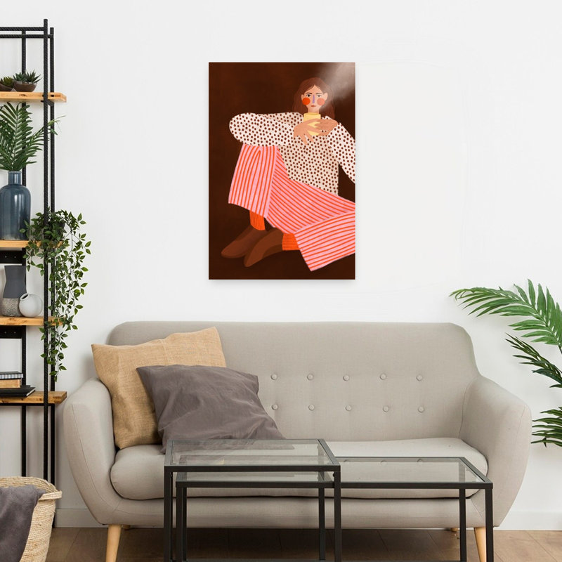 Art contemporain Portrait contemporain, H 24 po x l 16 po