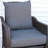 24" x 24" Seat and Back Cushion Set for Outdoor Chairs - Gray-1132122000