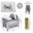 Folding Travel Cot with Mattress