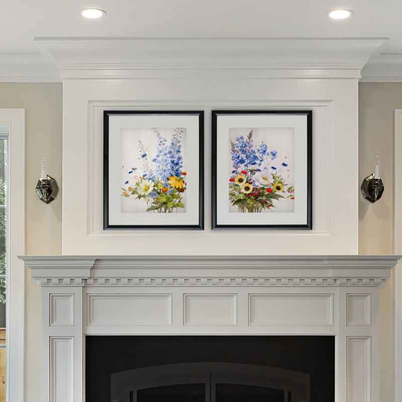 " Wild Garden " 2 - Pieces, Black