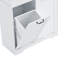 Armoire de rangement pour salle de bain avec portes et tiroirs, tablette ouverte, tablette réglable