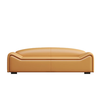 Banc rembourré en cuir Cardon