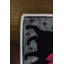 Tapis en polyester tissé à la machine en noir / gris / rose-622633686