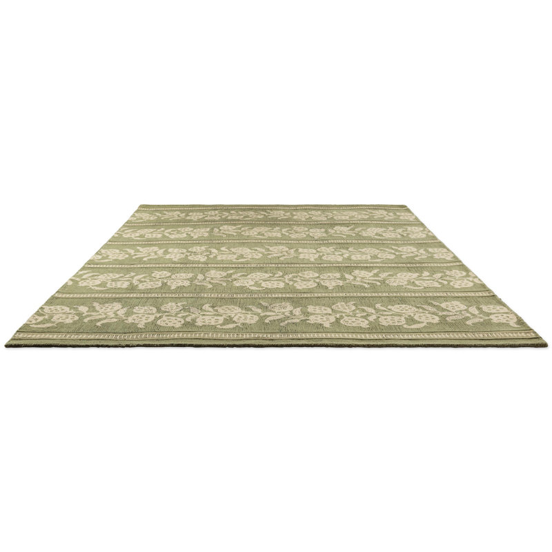 Hand Tufted Wool Area Rug, Rectangle 8'2" x 11'6"