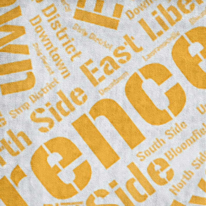Bath Towel, Orange, Microfiber, Pittsburgh
