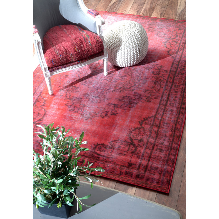 Tapis de style oriental rouge