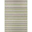 Tapis d'extérieur rayé vert Ellison Performance-634724354