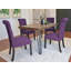 Ensemble de salle à manger, table à manger en épingle à cheveux avec chaises, 4 options de couleur-114251706-133682728