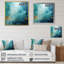 Teal Oasis II - Abstract Landscape Canvas Print-965215769-965215750