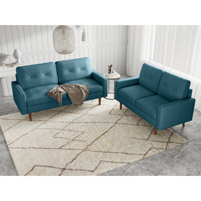 Canapé à accoudoirs carrés en chenille 70 po Marchant