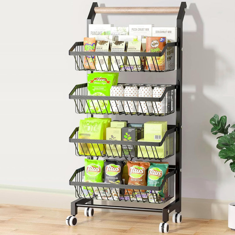 4-Tier Storage Cart