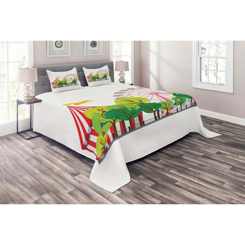 Coverlet, King Bedspread + 2 Shams