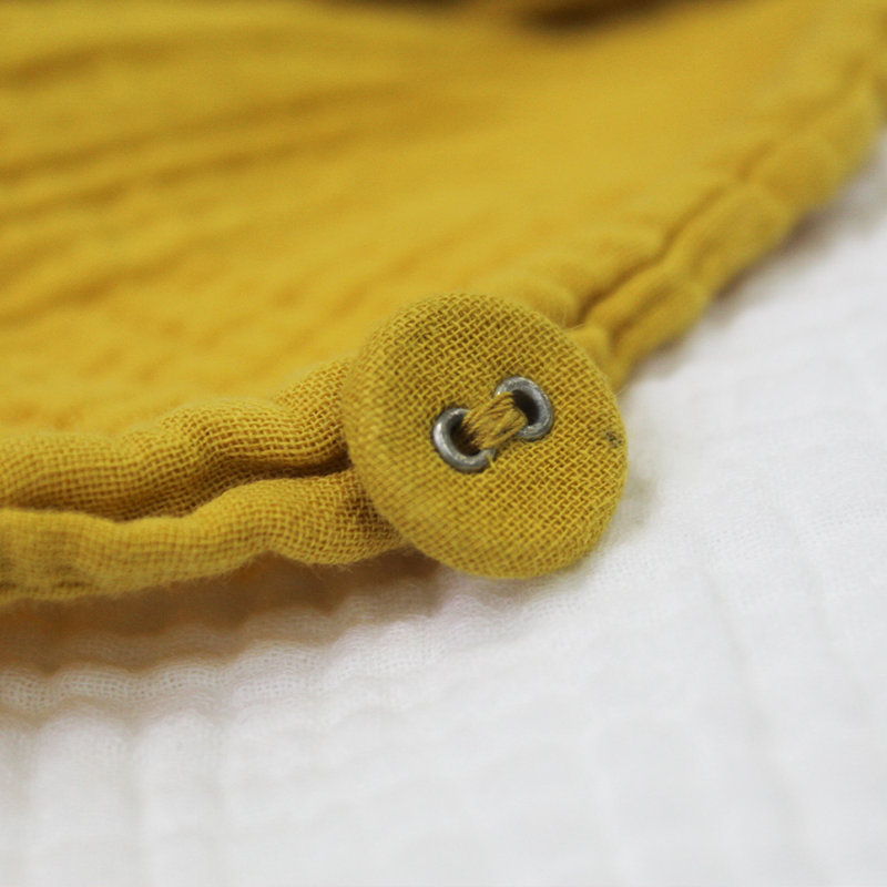 Gretta Cotton Solid Colour Duvet Cover, Yellow