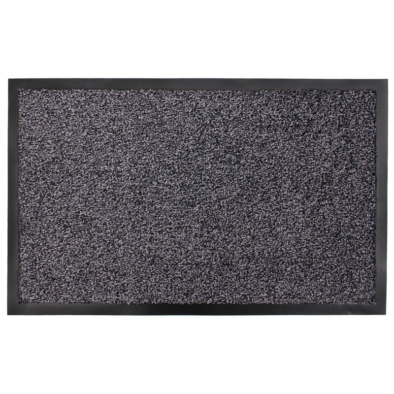 Admiral Non-Slip Doormat, 0.5cm H x 80cm L x 50cm W, Charcoal