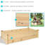 Lit de jardin surélevé d'extérieur en bois de sapin 4 pi x 2 pi Ferncliff