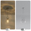 Luminaire suspendu simple 1 lumière 9,8 po Rooker-1135943120-1135943122