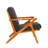 Jalaiya Fabric Accent Chair with Rubberwood Legs-2029866627