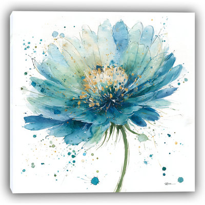Celestial Bloom IV - Wrapped Canvas Print