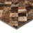 Avahlynn Patchwork Machine Woven Chenille Area Rug in Brown-298864904