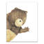 Hello Bear Waving Canvas Print-1309160804