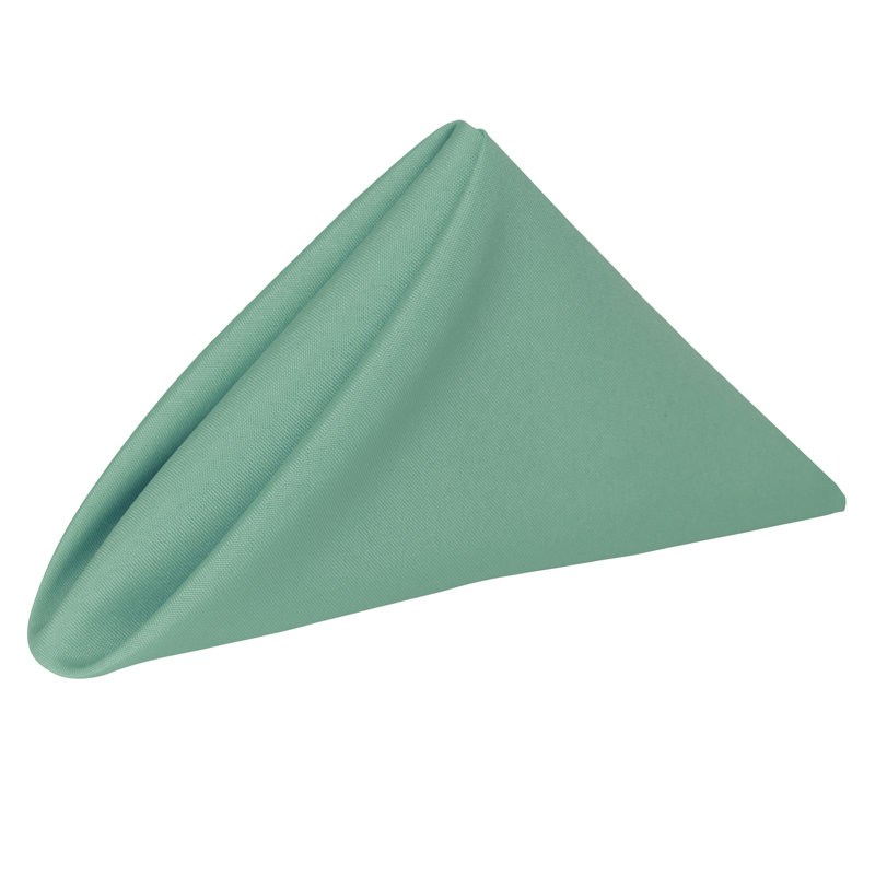 Polyester Square Napkin, Seamist, 20" x 20"