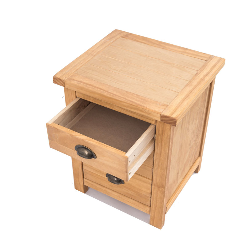 Vincent 45cm W Plywood / Laminate Board Bedside Table