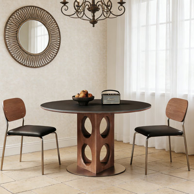 Table ronde de style simple