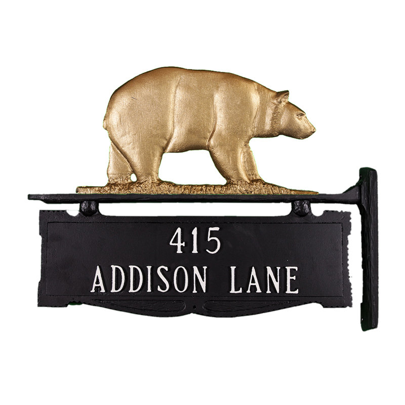 2-Line Address Sign, Yes