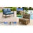 Sunbrella Outdoor Loveseat Cushion, Deep Seat/Back Replacement Cushion 5 Inch-8403114