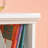 Bookcase/Footboard, White Finish