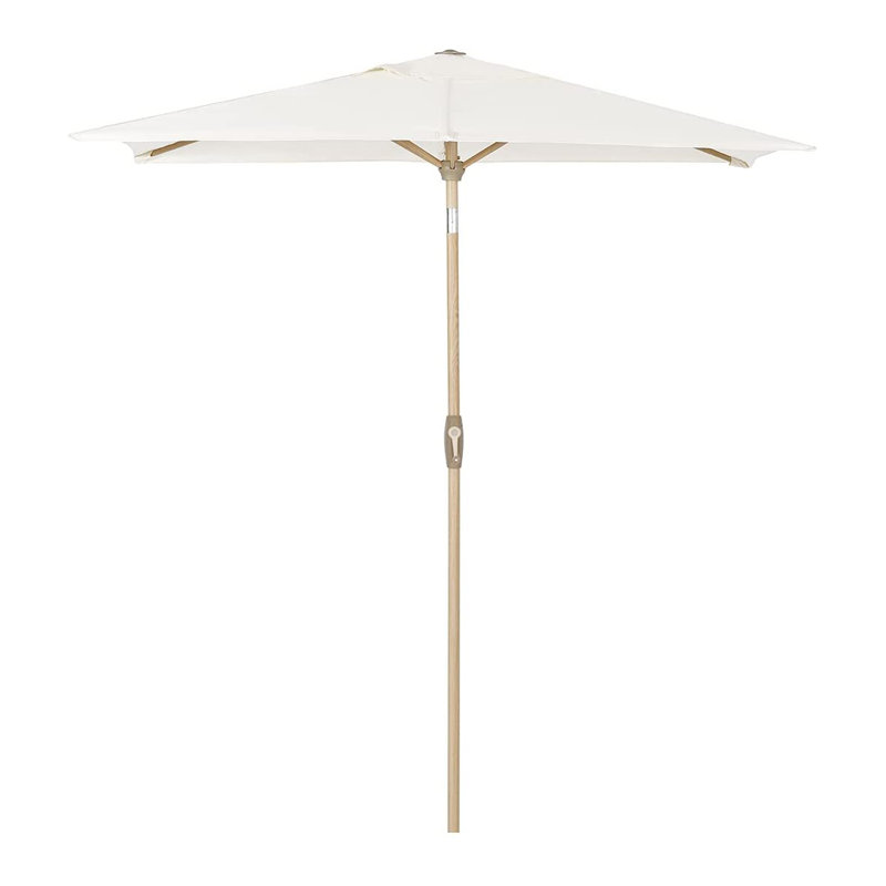 Bohon 210cm X 140cm Rectangular Market Parasol, Cream