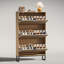 Armoire de rangement pour chaussures 18 paires avec 3 tiroirs rabattables-2054452680