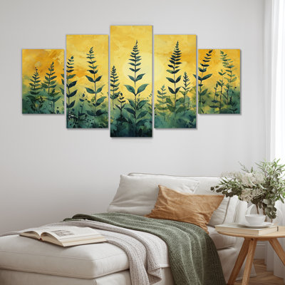 Herbes au soleil de l'été V - Art mural herbes florales - décoration murale traditionnelle
