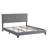 Upholstered Platform Bed Frame With Modern Button Tufted Linen Fabric Headboard, No Box Spring Needed, Wood Slat Support, Easy Assembly-190153528