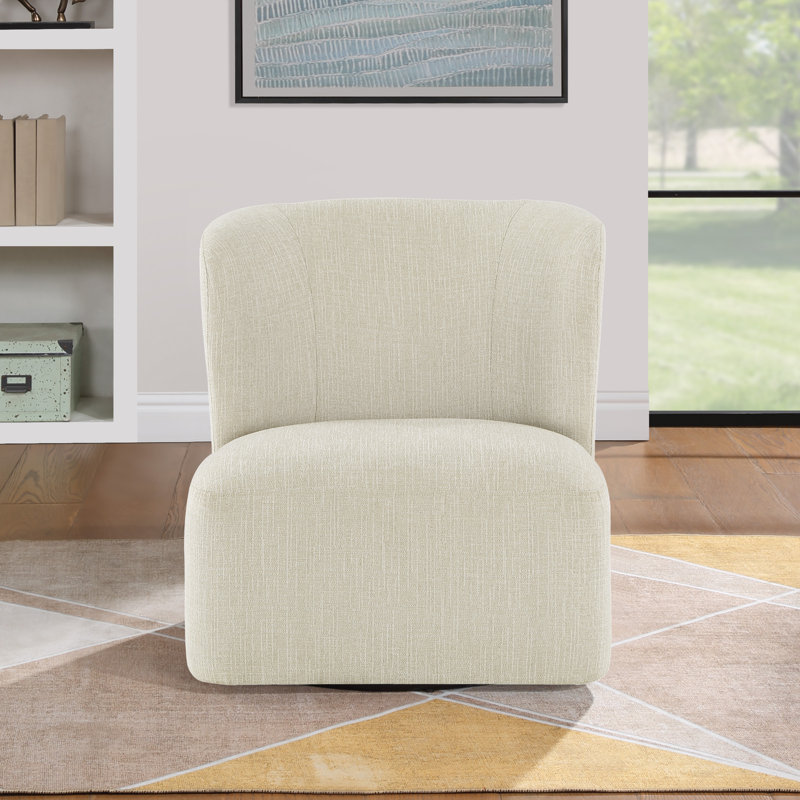 Chaise pivotante Stotfield, Blanc