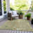 Machine Washable Indoor/Outdoor Xhevrie Aloe Rug-100152942
